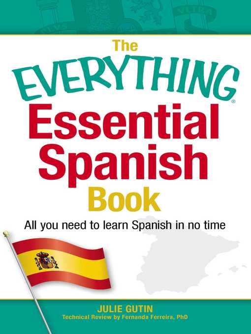 Detalles del título The Everything Essential Spanish Book de Julie Gutin - Lista de espera